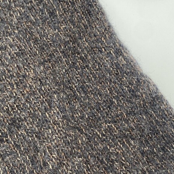 Eileen Fisher PM Merino Wool Blend Cardigan Brown Short Sleeve med petite - Picture 5 of 8